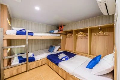 Andaman Triple cabin on Deep Andaman Queen — three single beds