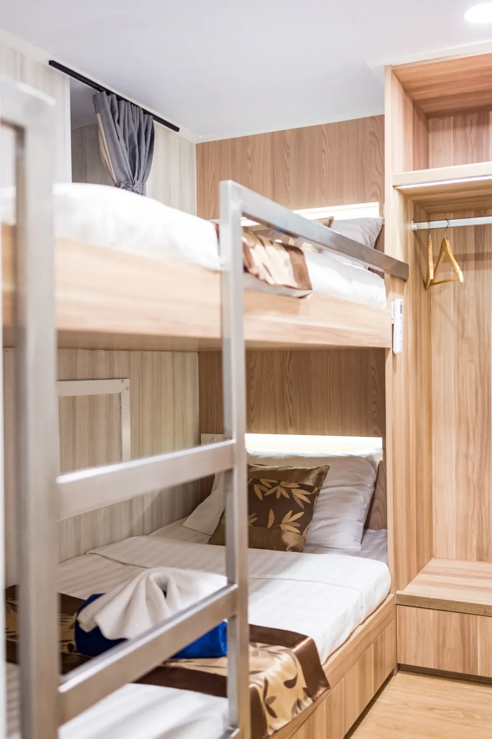 Andaman Twin B twin cabin with made-up beds