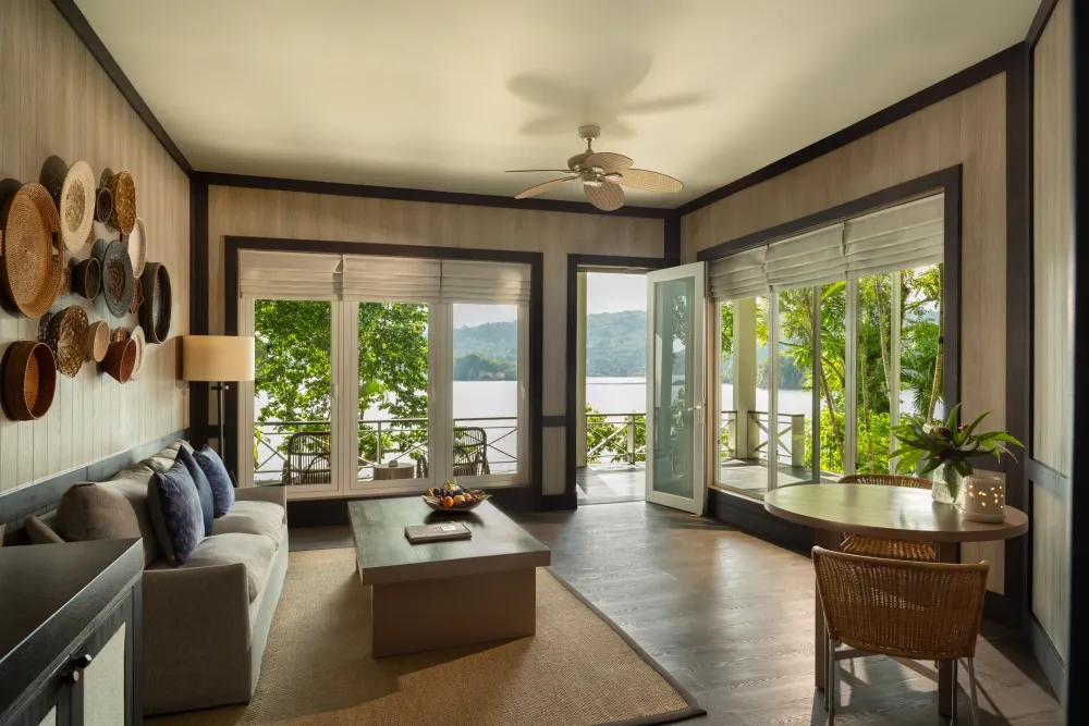 Living area of a Premium Luxury Cottage