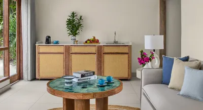 Two Bedroom Family Villa with Pool — гостиная