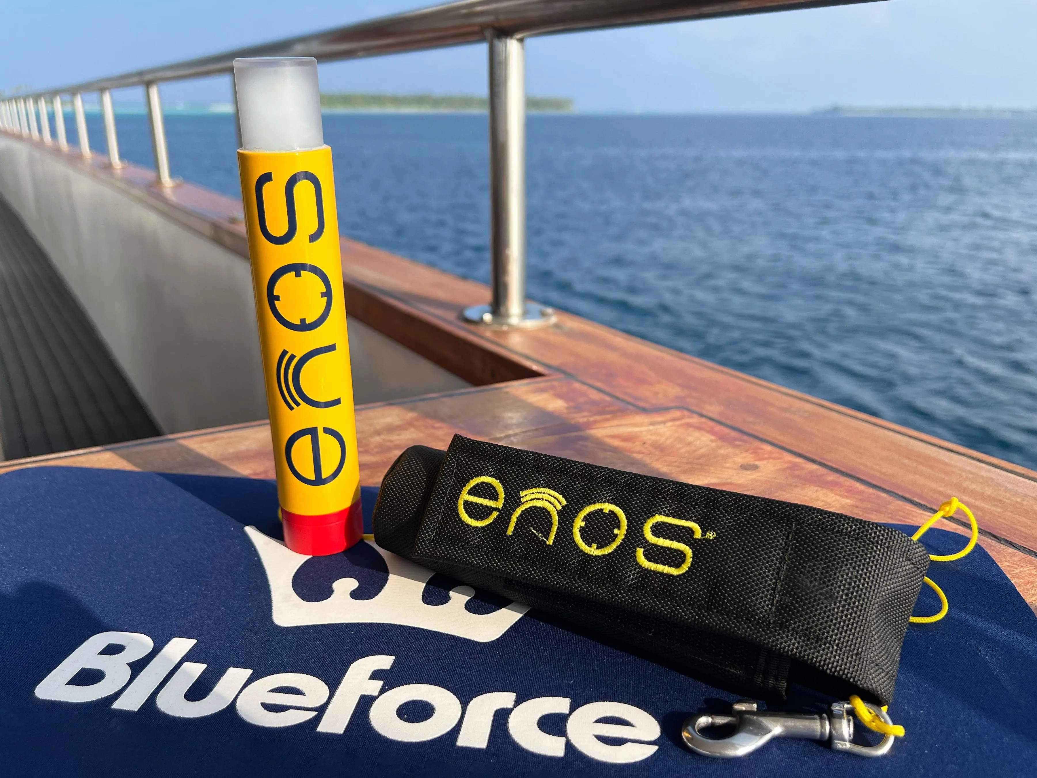 Система поиска дайверов на поверхности ENOS на борту Blue Force One