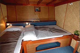 Яхта Blue Spirit. Каюта Double/Twin.