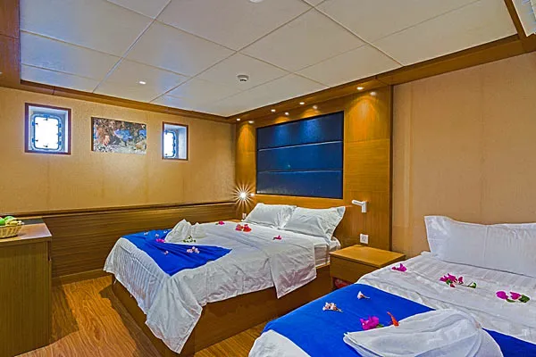 Каюта Twin/Double на яхте Duplex Cruiser