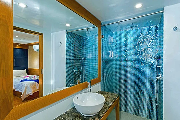 Ванная комната на яхте Duplex Cruiser
