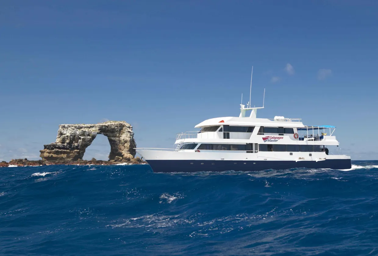 Galapagos Master in open ocean by Darwin's Arch