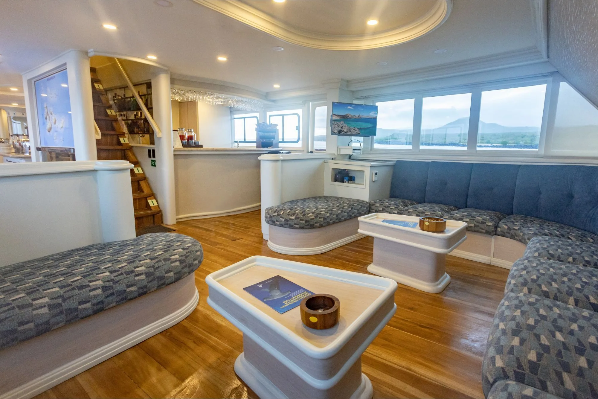 Salon of Galapagos Sky after the 2025 refit