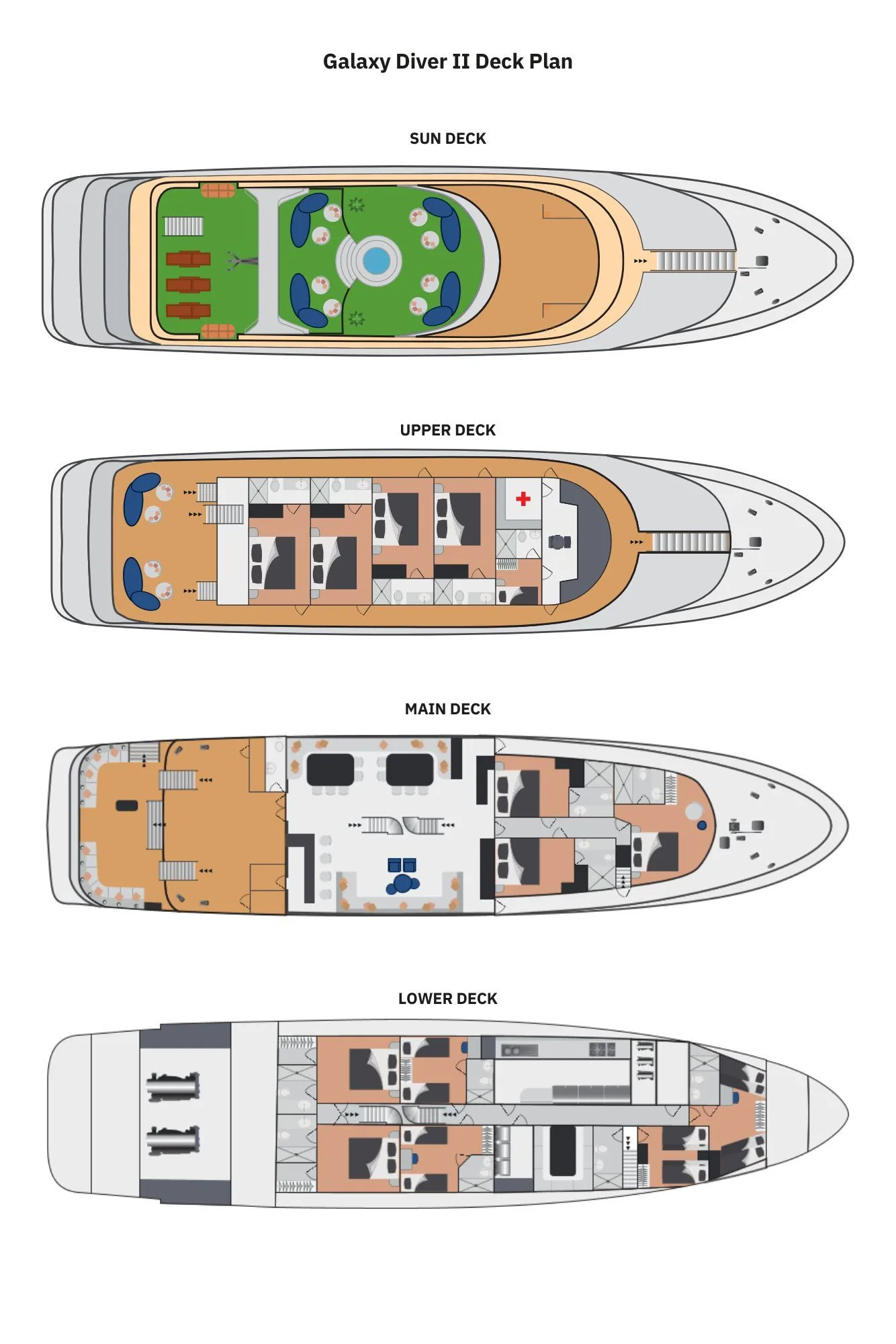 Galaxy Diver II deck plan