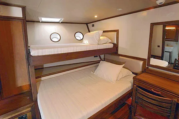 Каюта на яхте Gurahali. Дайвинг-сафари на Мальдивах.