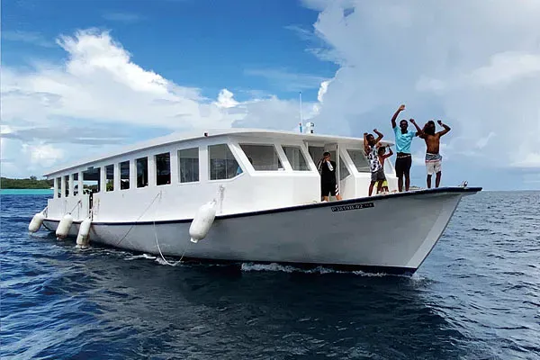 Яхта Infinity X. Дайв-бот Dhoni