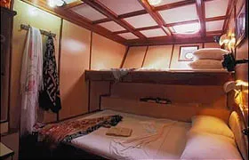 Яхта Maavahi. Каюта