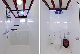 Ванная комната на яхте Nautilus One