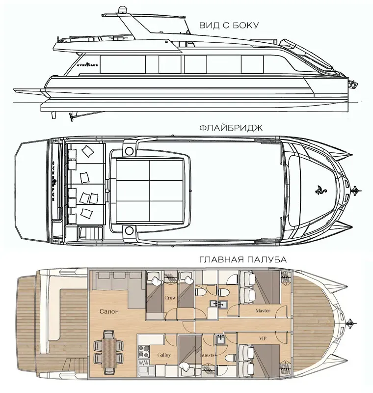 катамаран Over Reef