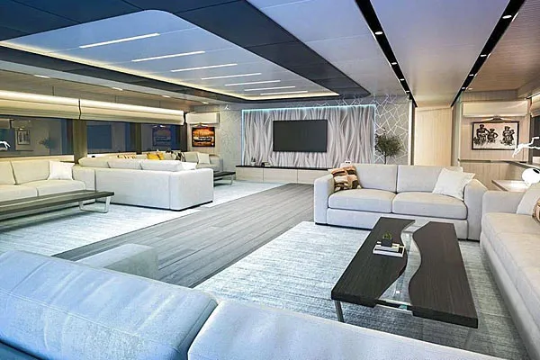 Салон на яхте Princess Maani