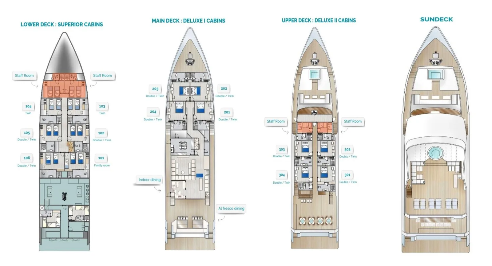 Princess Maani deck plans