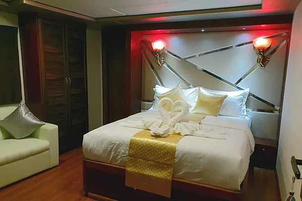 Яхта Princess Sara, каюты Junior Suite на главной палубе