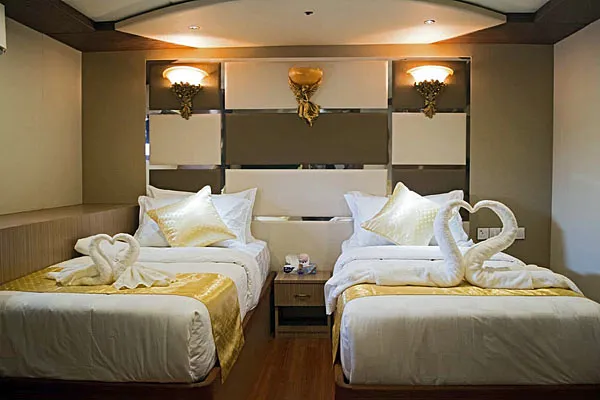 Яхта Princess Sara, каюты Standard на нижней палубе