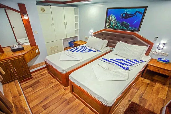 Каюта Twin/Double Standard на яхте SeaRose