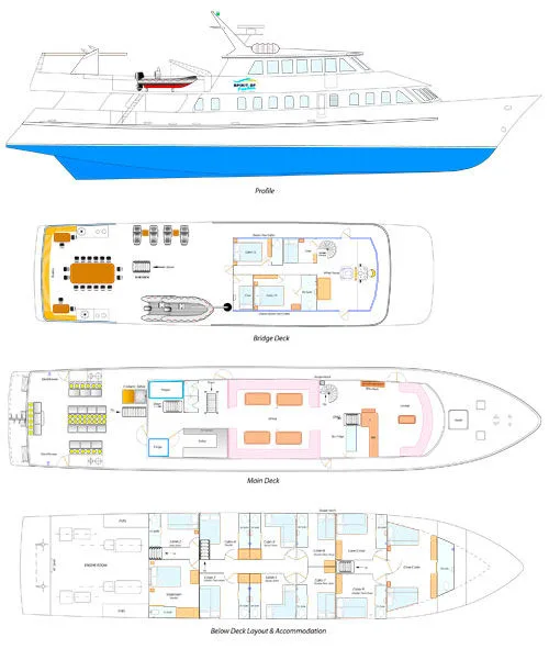 Deck plan of Spirit of Freedom