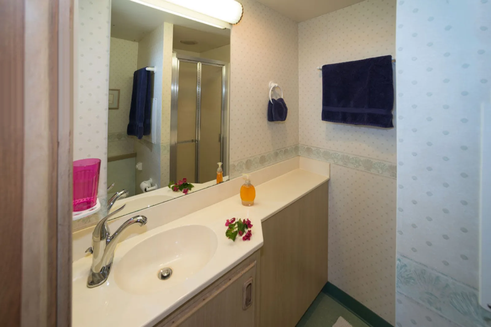 Main deck stateroom ensuite on Turks & Caicos Explorer II