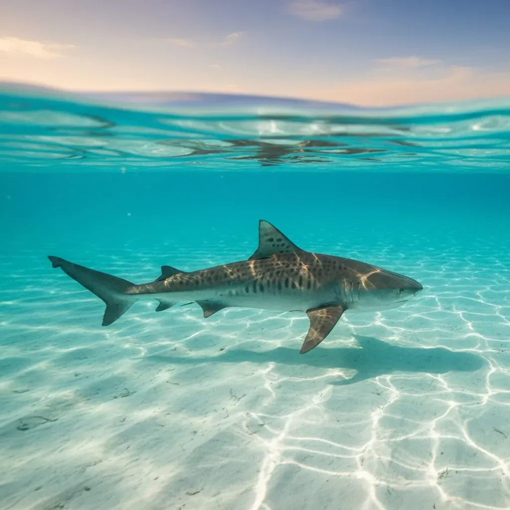 Дайвинг на Багамах — тигровые акулы на Tiger Beach
