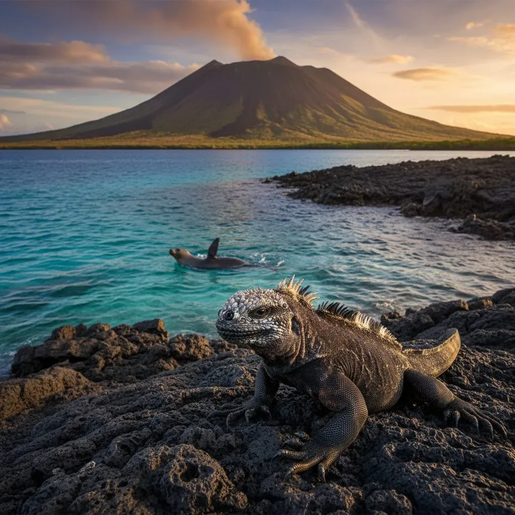 Дайвинг на Галапагосах — молотоголовые акулы у арки Дарвина