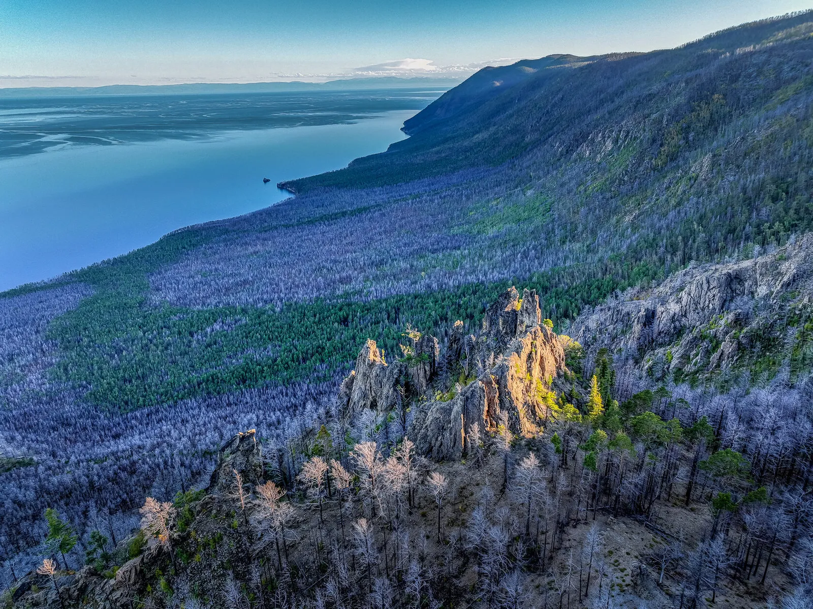 Байкал с высоты птичьего полёта