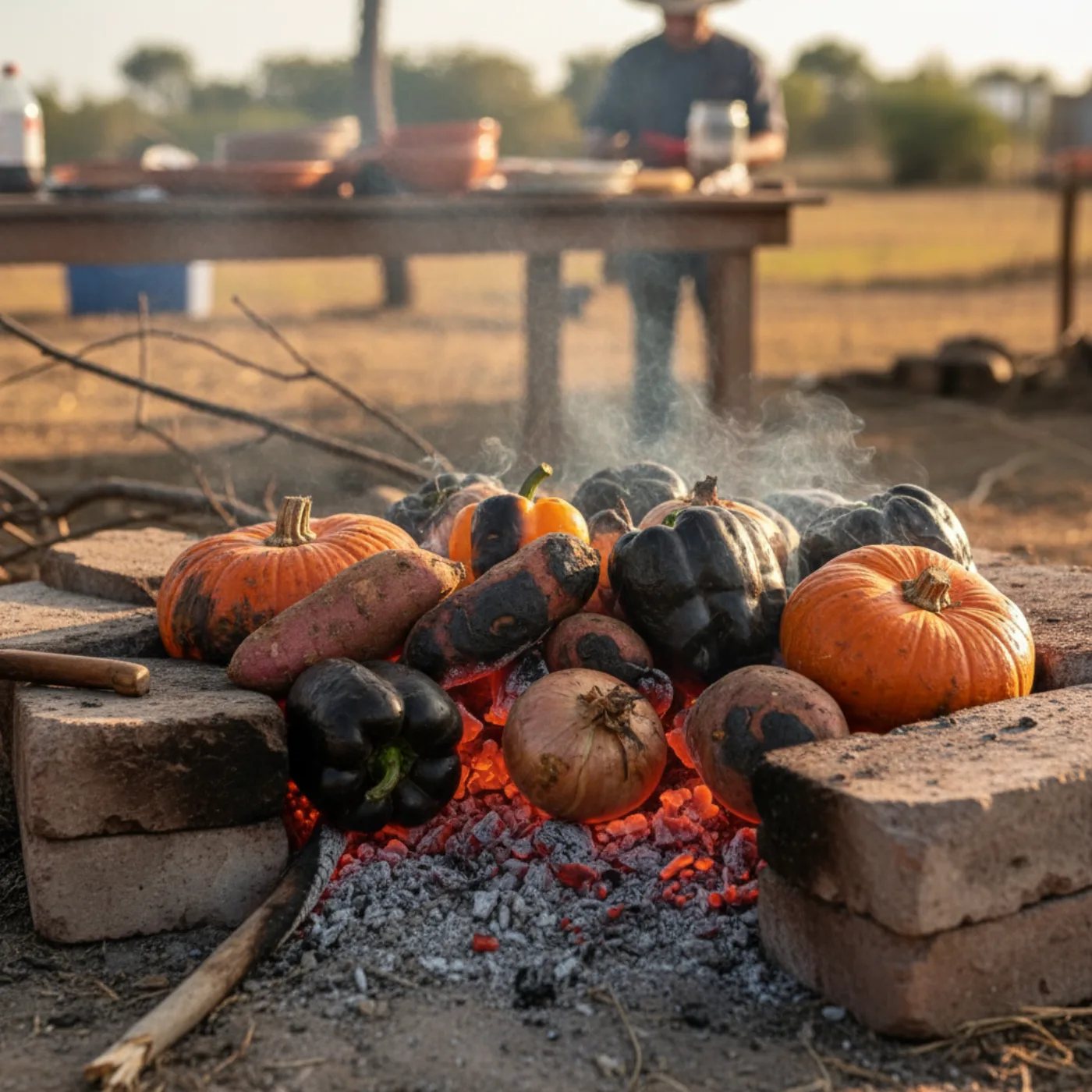 Овощи в раскалённой золе — техника ресколдо