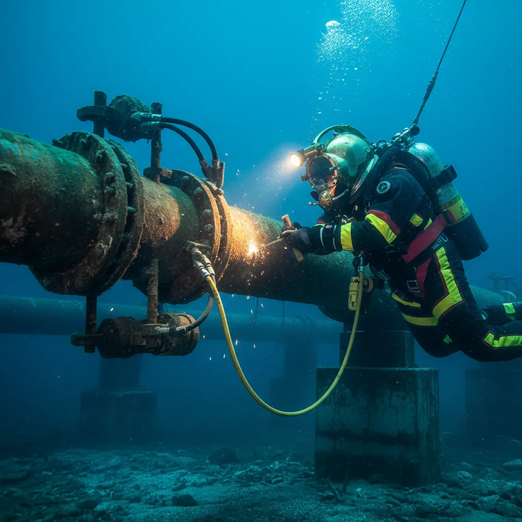 Внутри жилой барокамеры