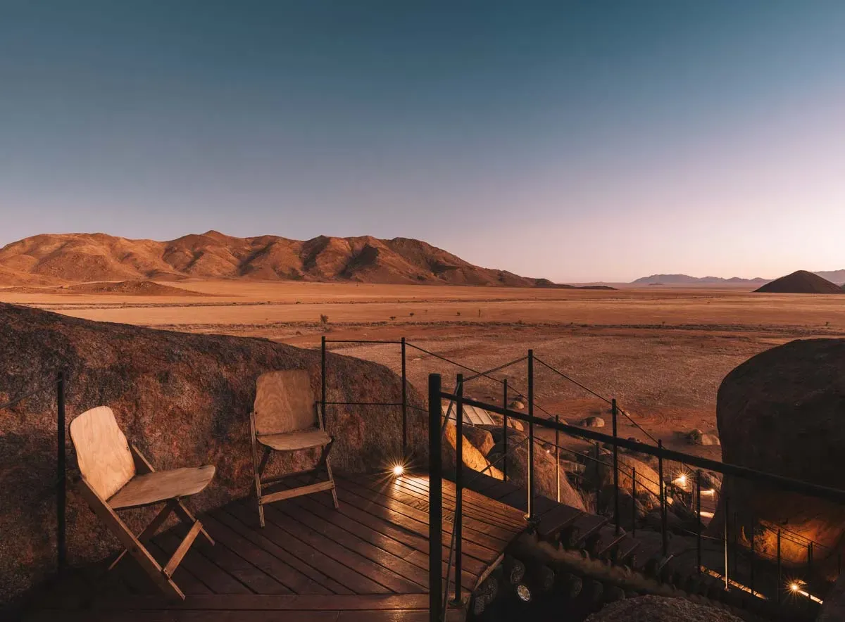 Терраса с видом на пустыню