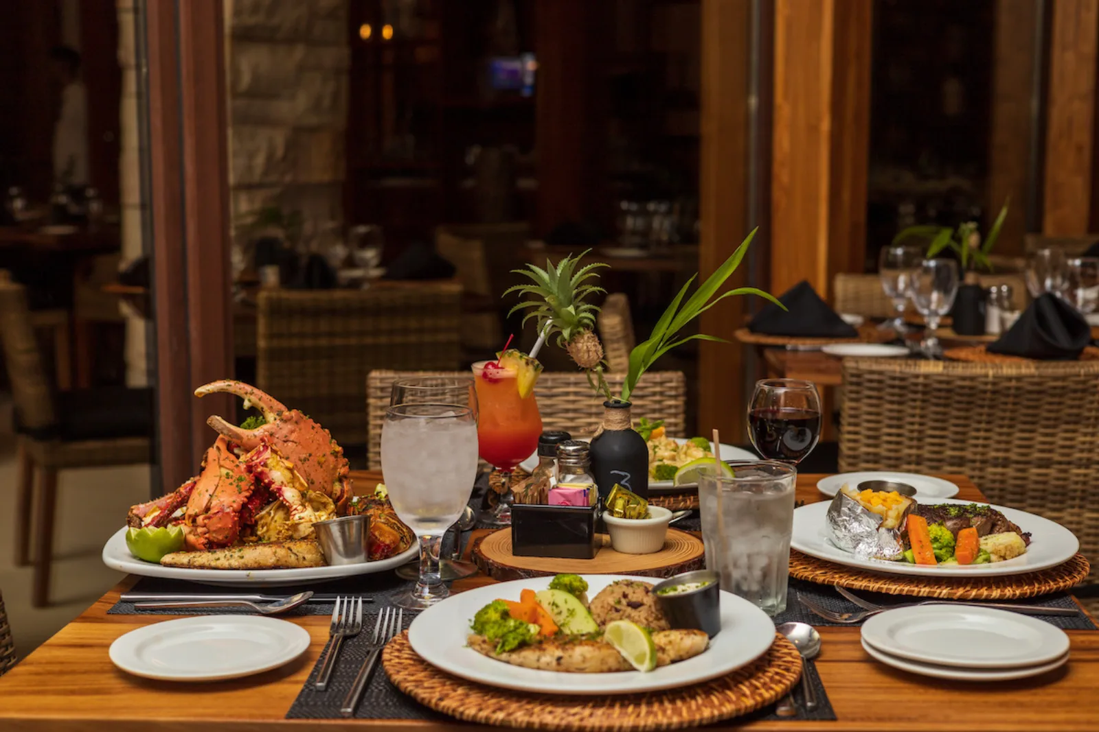 Ужин в ресторане Ankor Seafood Grill
