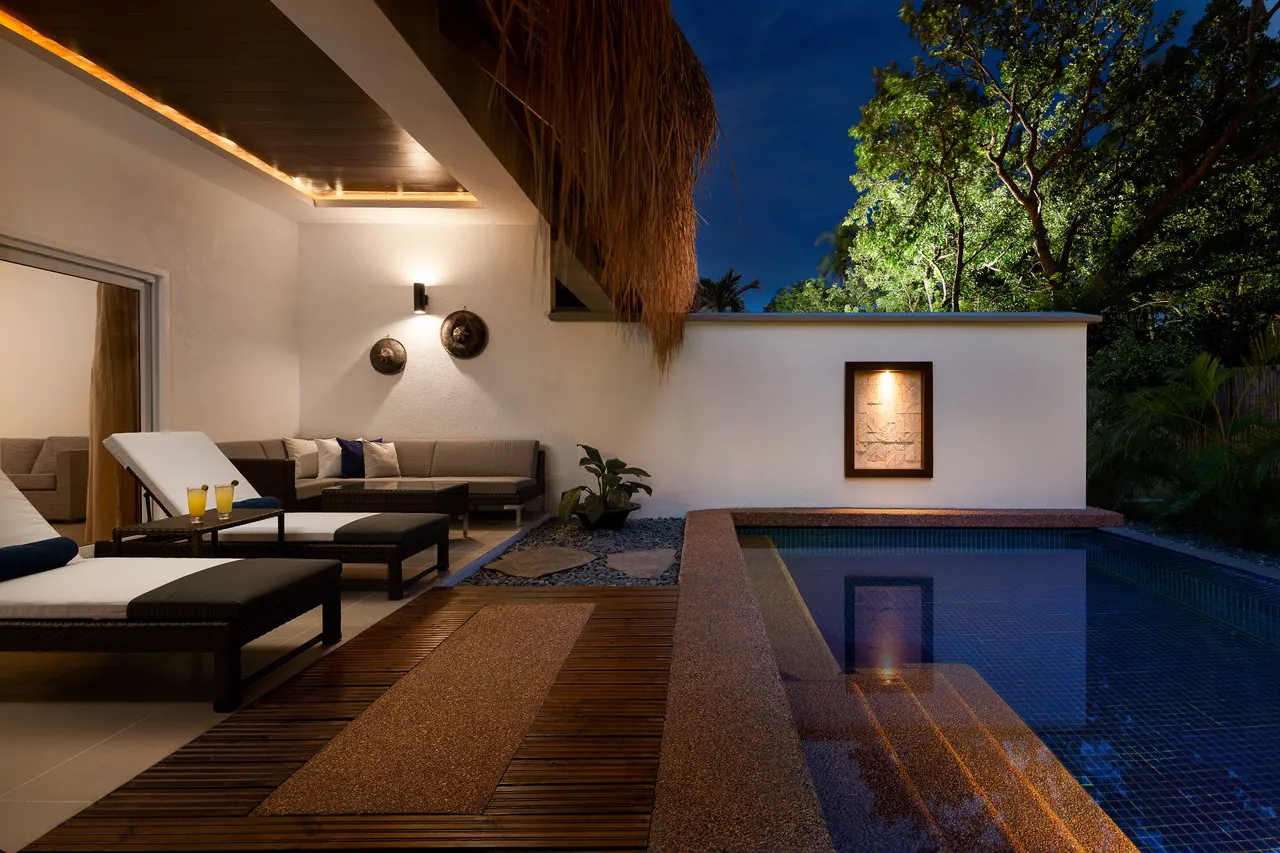 Терраса Pool Suite с собственным бассейном