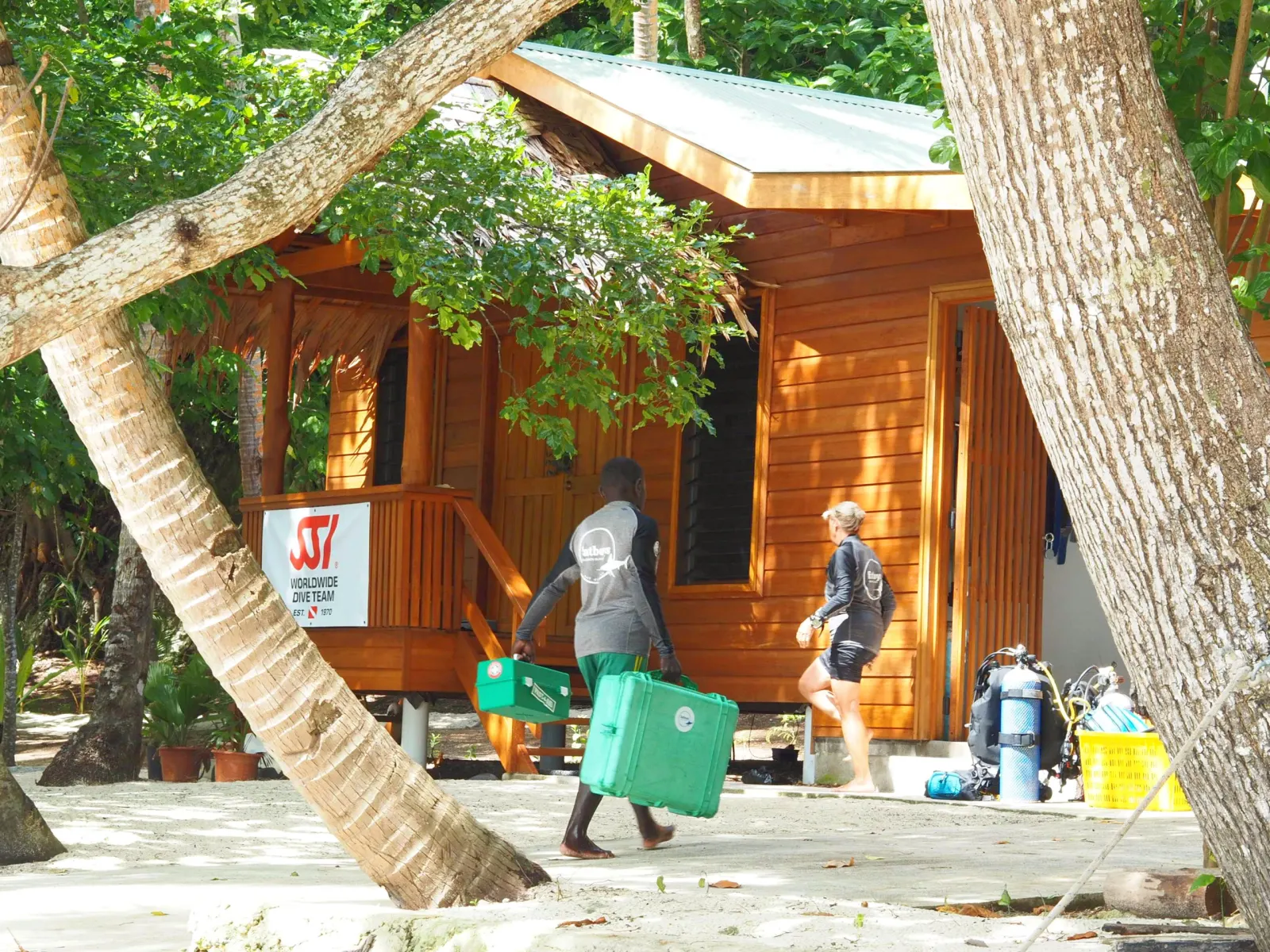 The resort dive centre