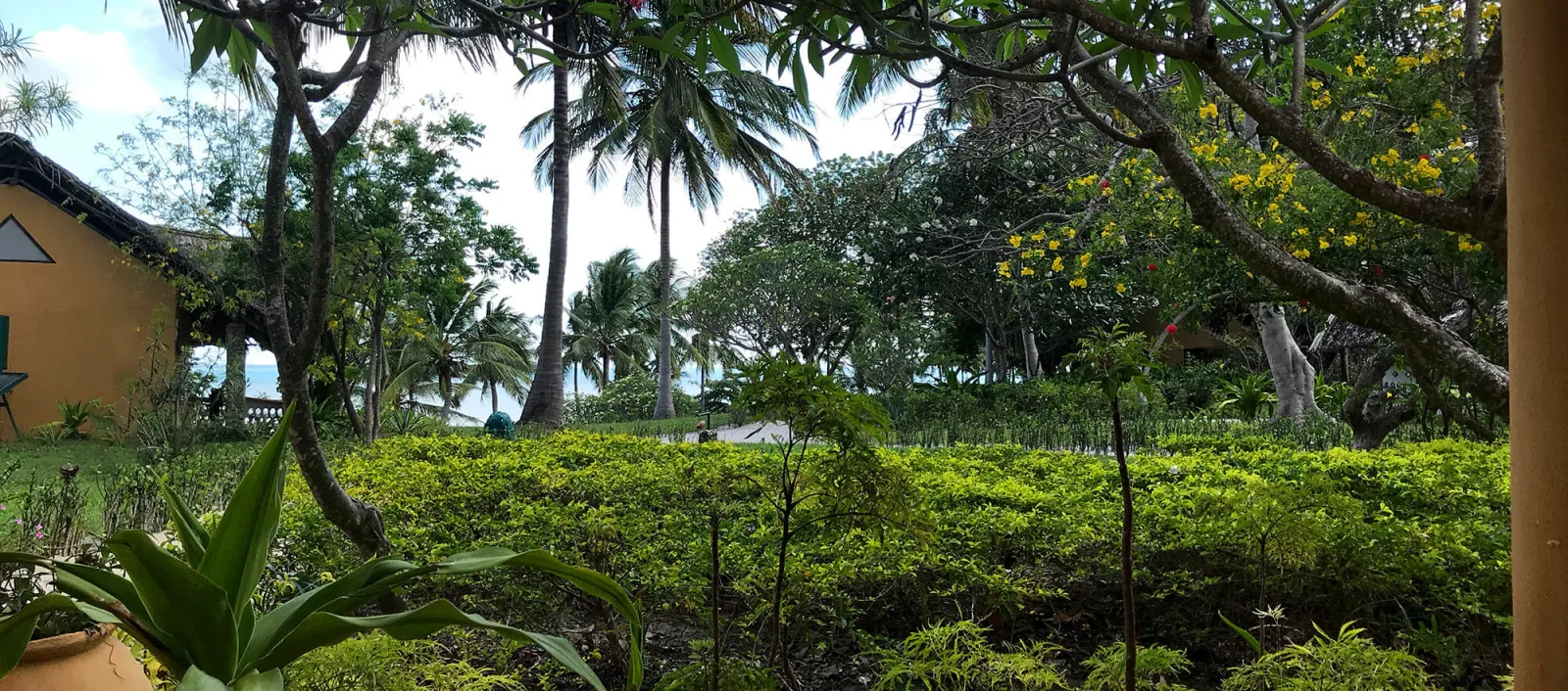 The view from the suite over Chole Bay