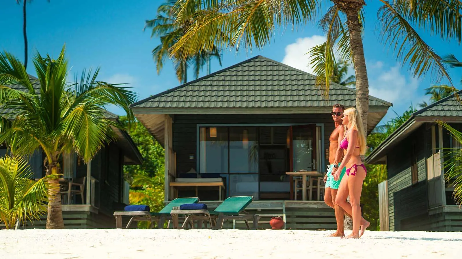 Виллы O Resort вдоль пляжа
