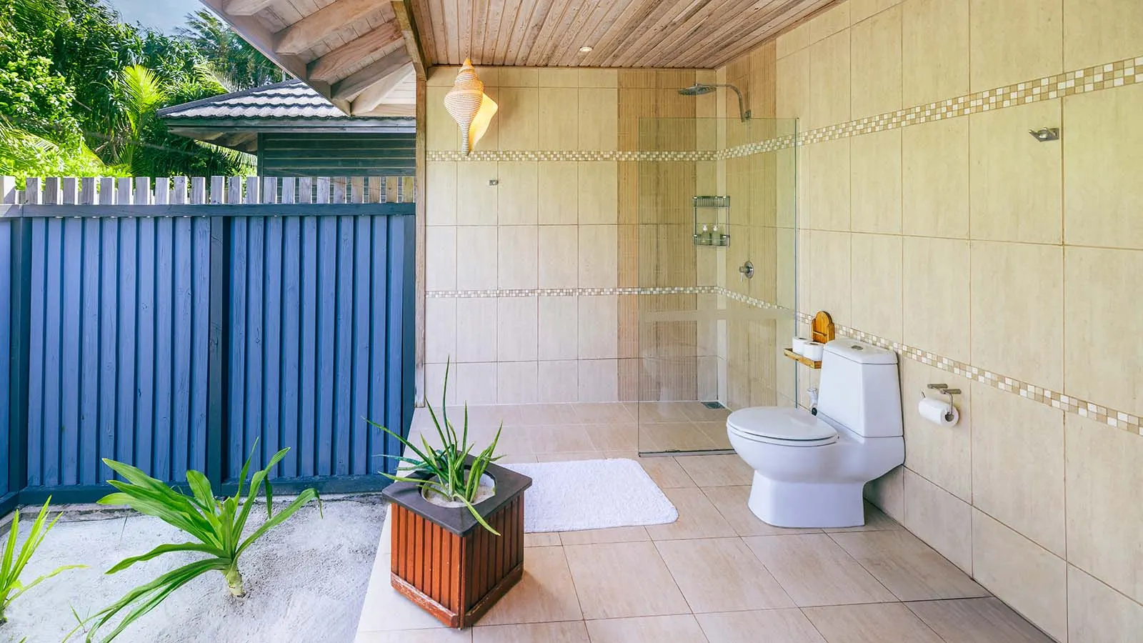 Beach Villa — ванная под открытым небом