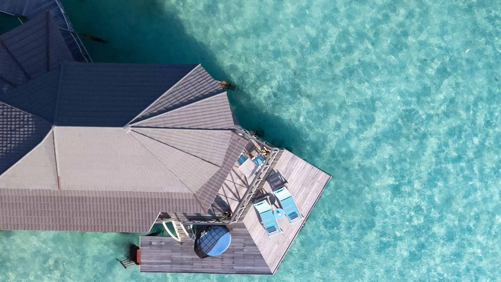 Sangu Water Villa Honeymoon Suite — вилла с высоты