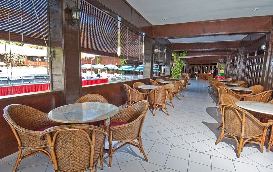 The resort restaurant