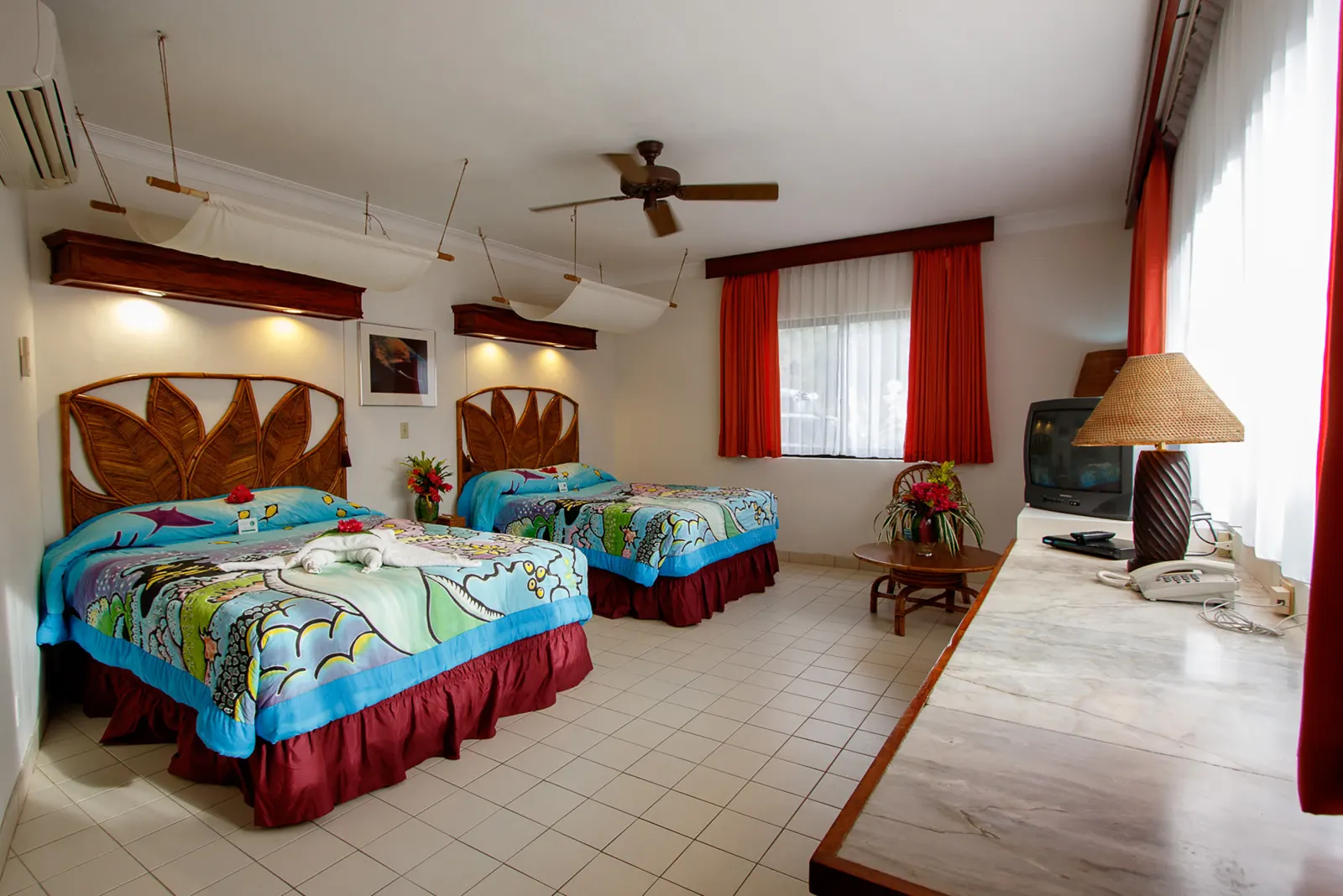 Standard Room — two queen beds and a sitting area
