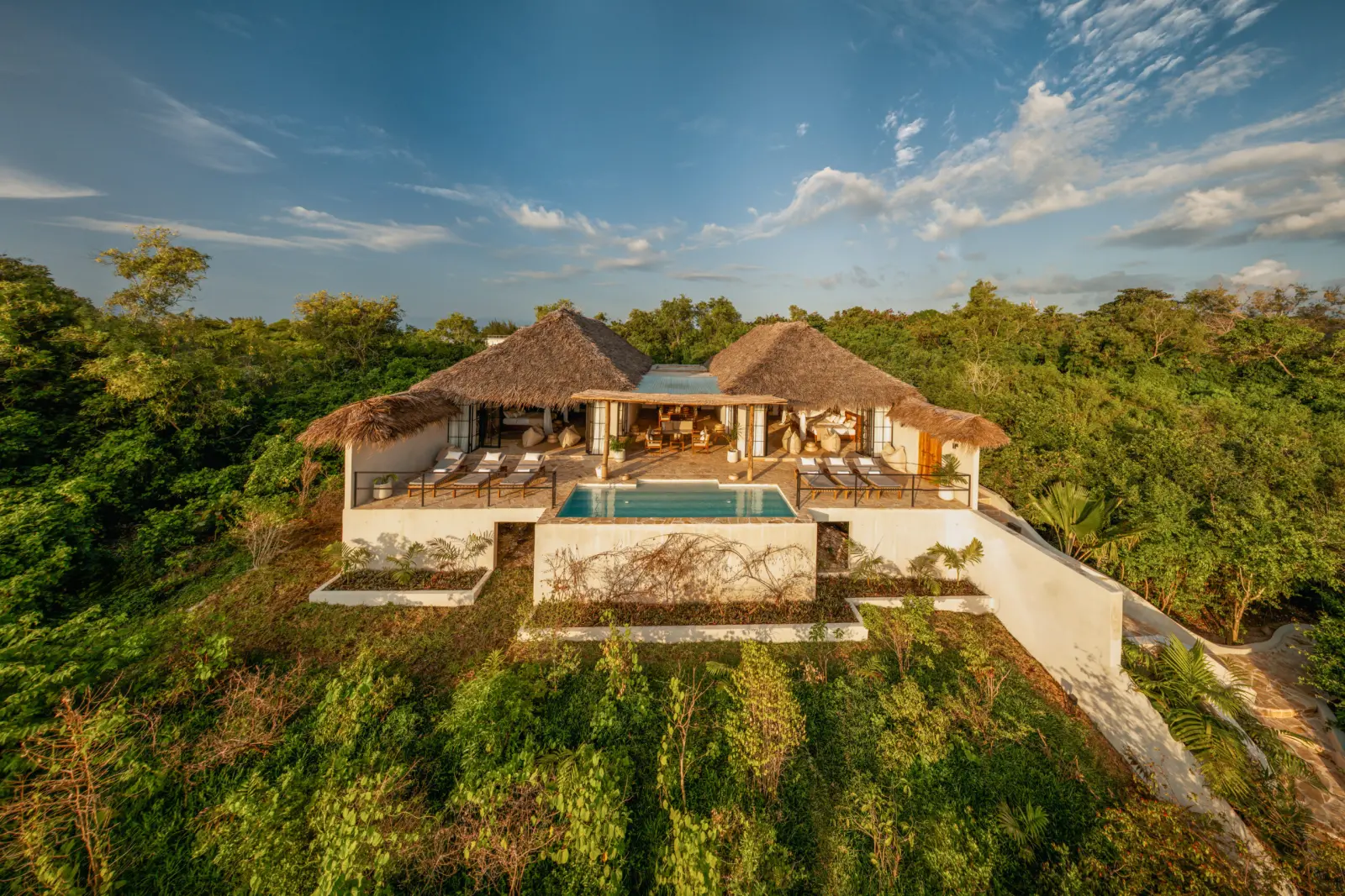 Oceanview Villa с высоты