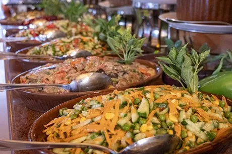 The buffet restaurant