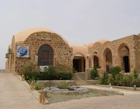 The BARO Medical hyperbaric centre beside the village