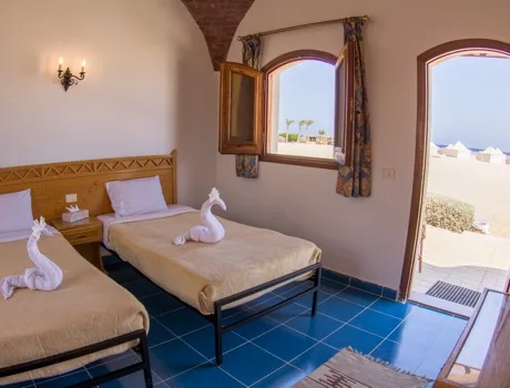 Inside a Marsa Shagra hut