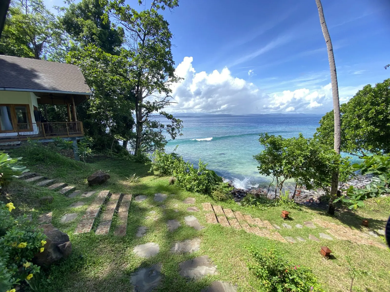 Sea view from the cottage