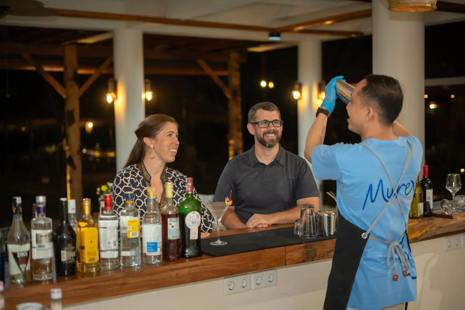 The resort bar
