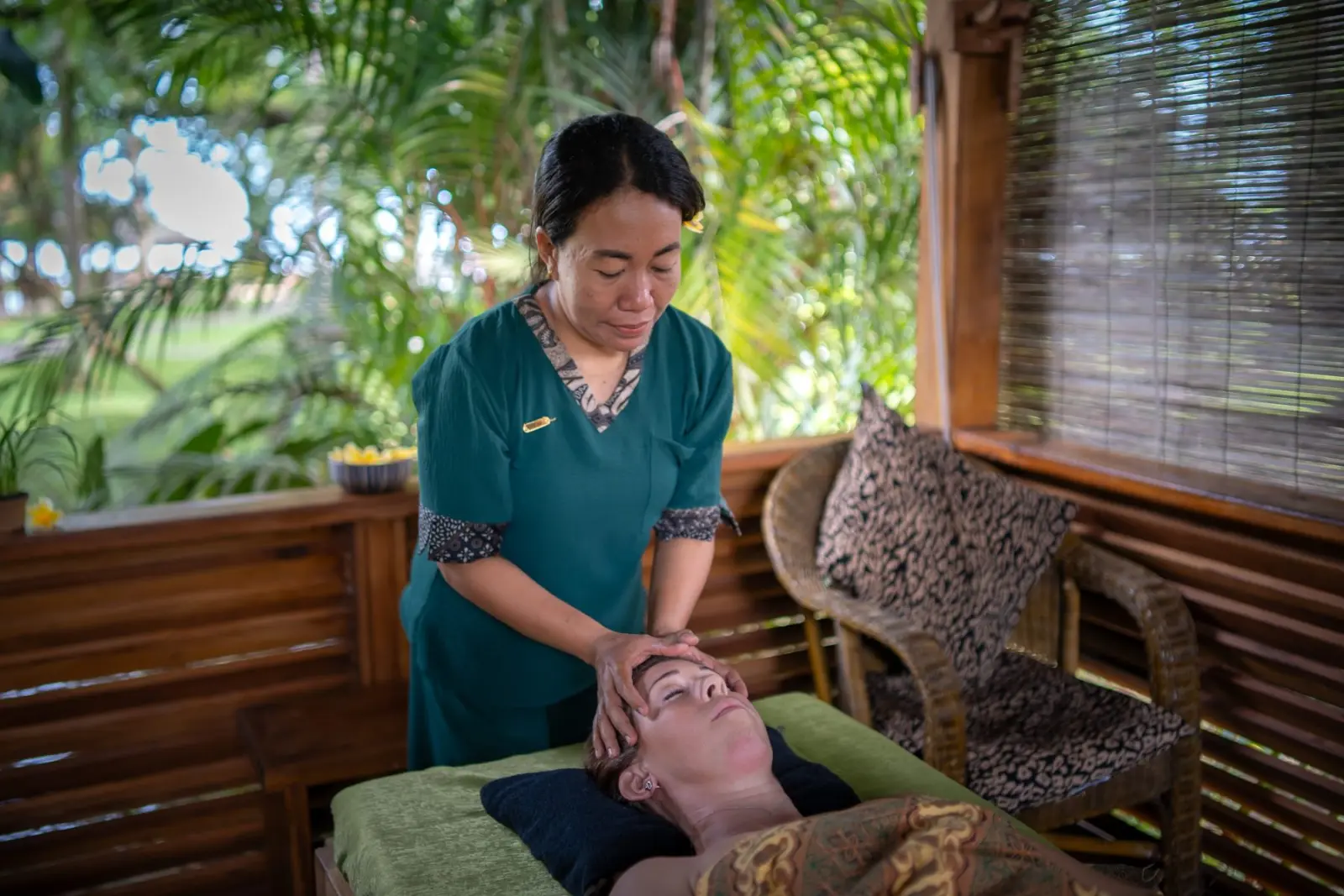A massage in the spa