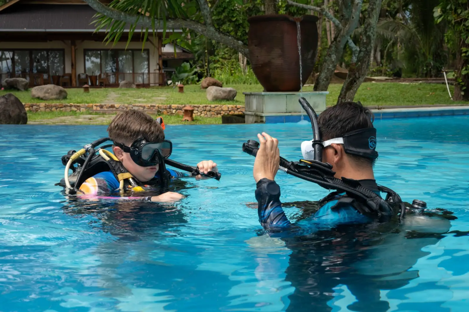 A session in the training pool