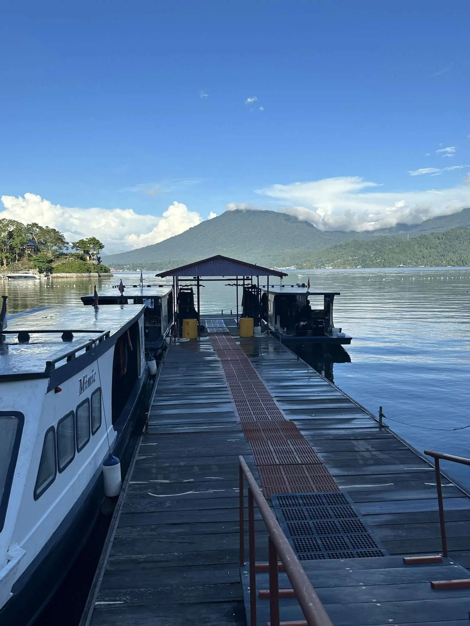 The resort jetty