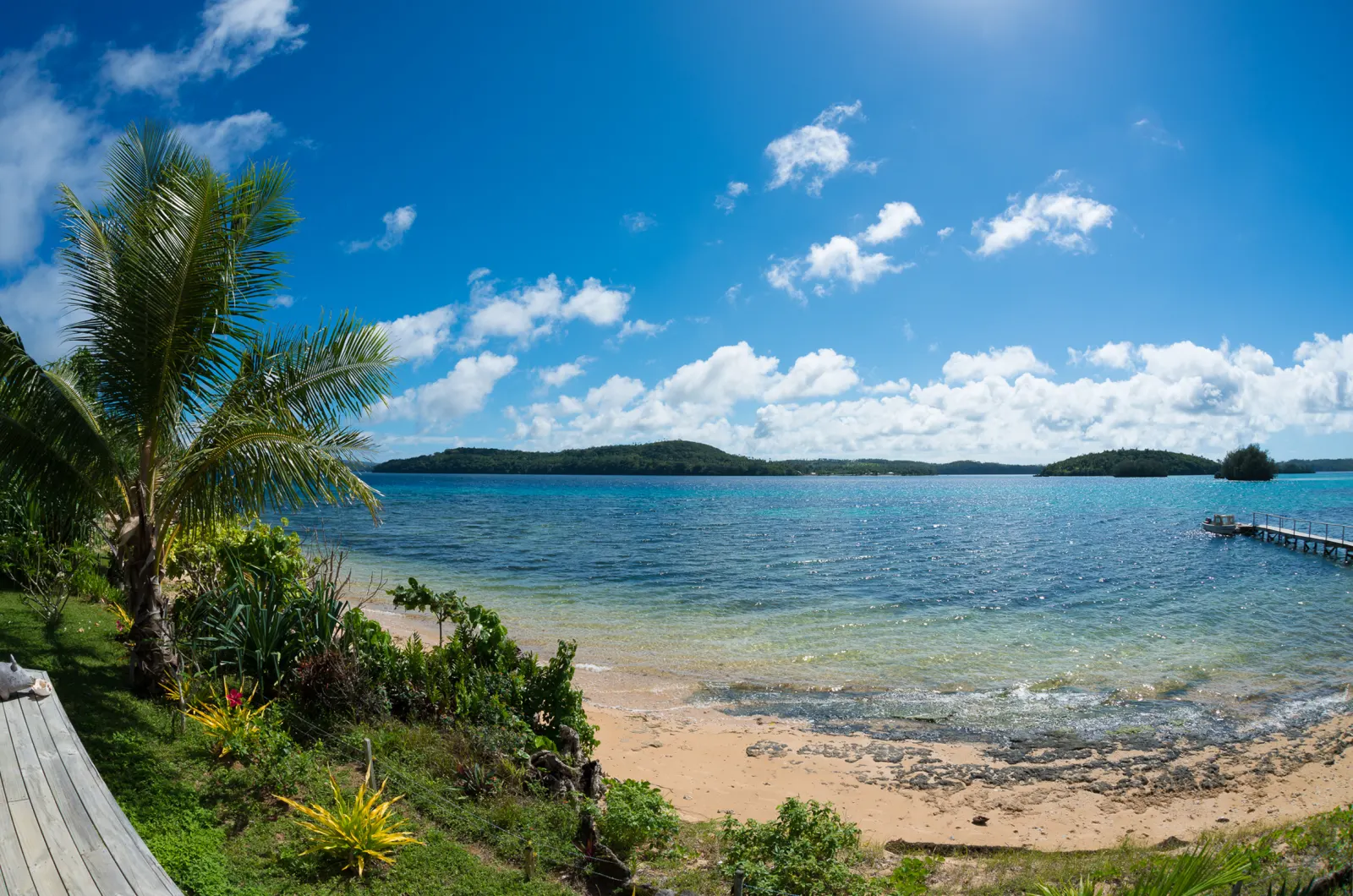 Panorama of the beach