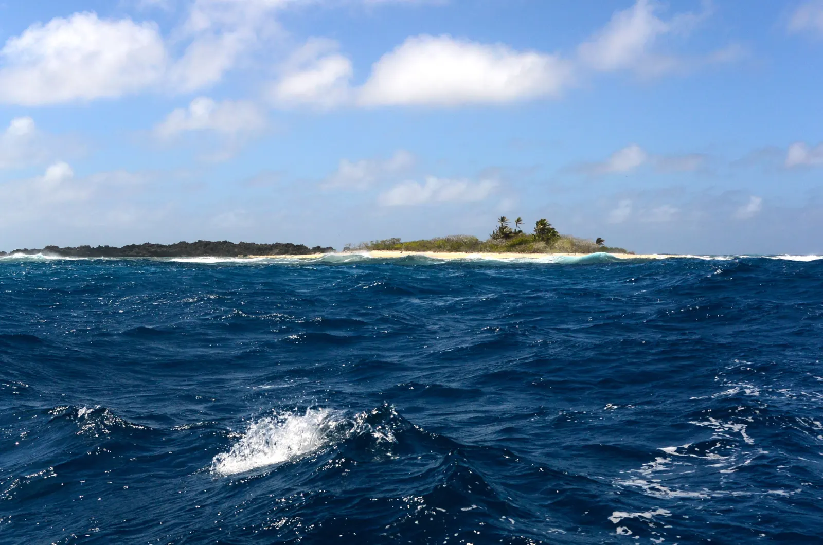 A small island in the ocean