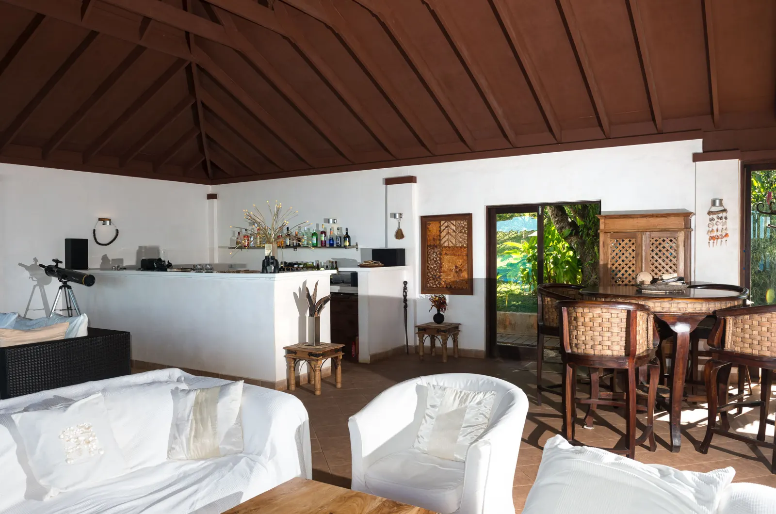 The resort bar